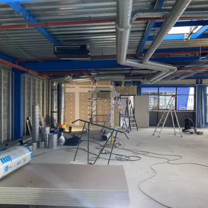 Réalisation de travaux à l'étage de Brelet