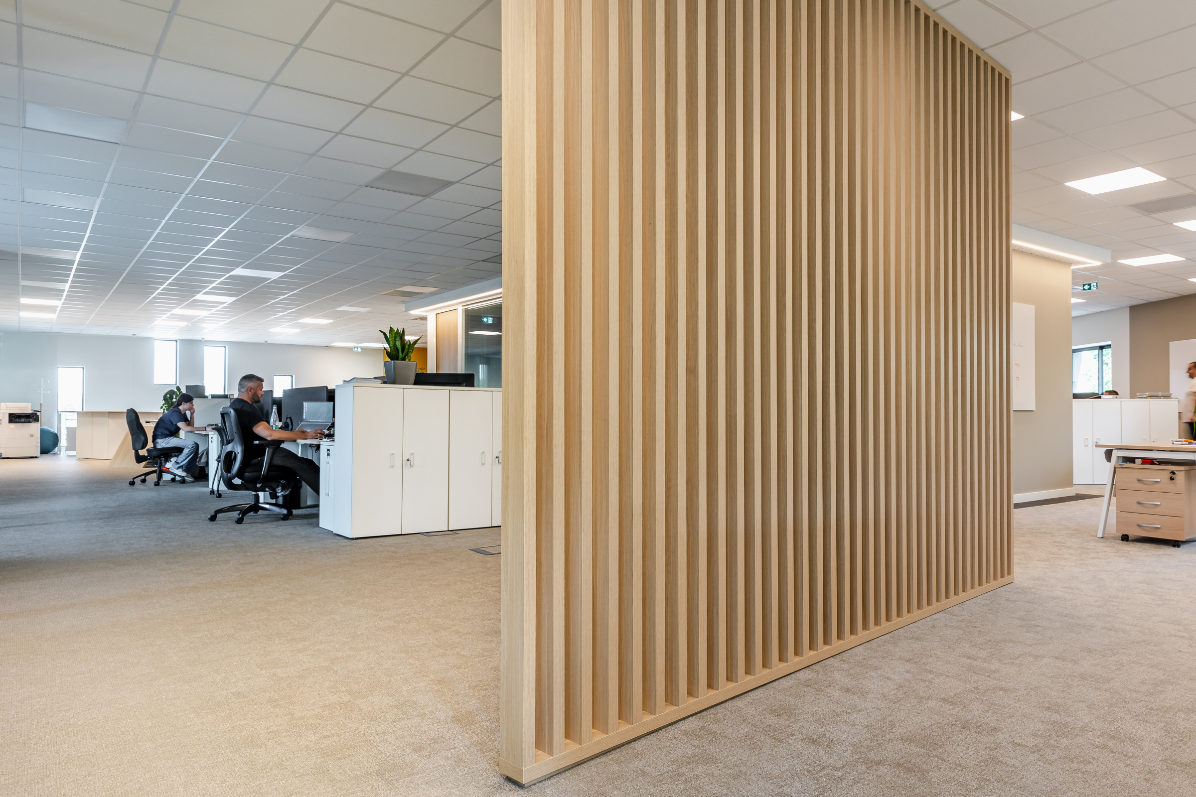 Les bureaux partagés dans l'open space