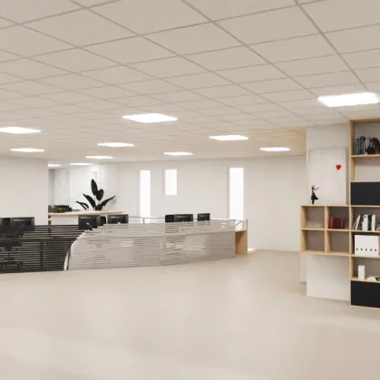 Vue 3D de l'accueil