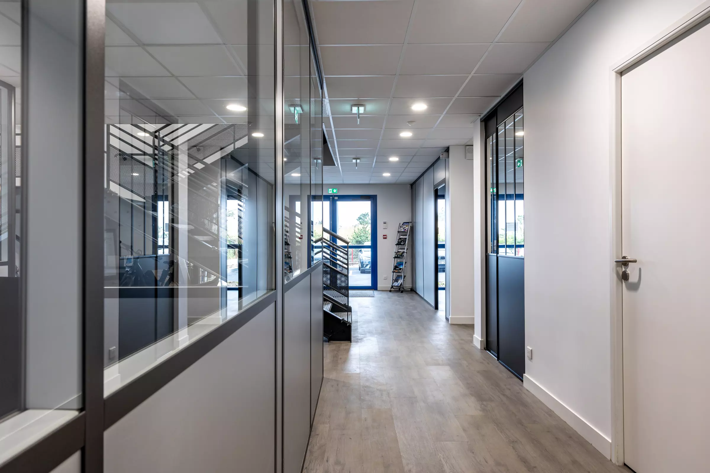 Le couloir au rez-de-chaussée