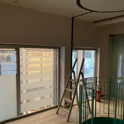 Travaux à l'étage