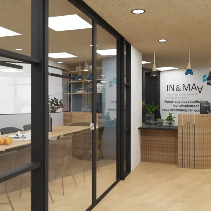 Vue 3D de l'accueil IN&MAA