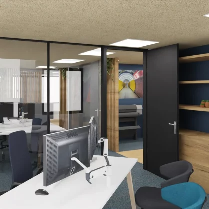 Vue 3D des bureaux chez IN&MAA
