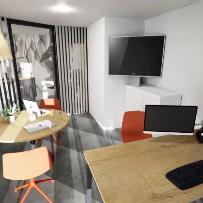 Vue 3D des bureaux de NGE