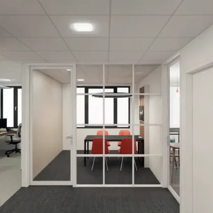Vue 3D depuis le couloir