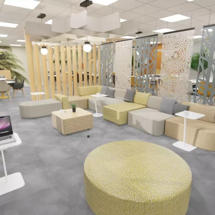 Espace de repos lounge