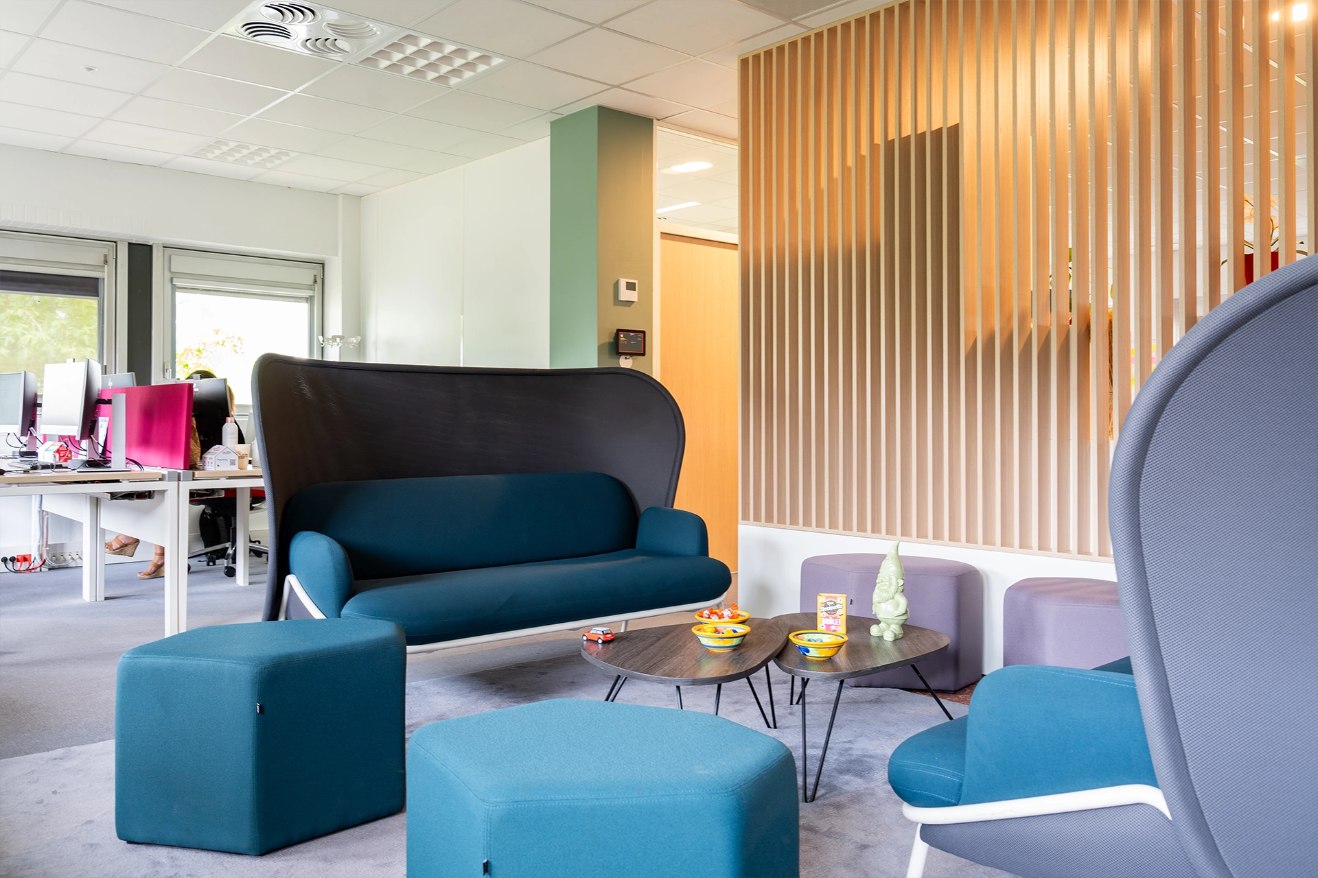 Espace détente et convivial d'entreprise