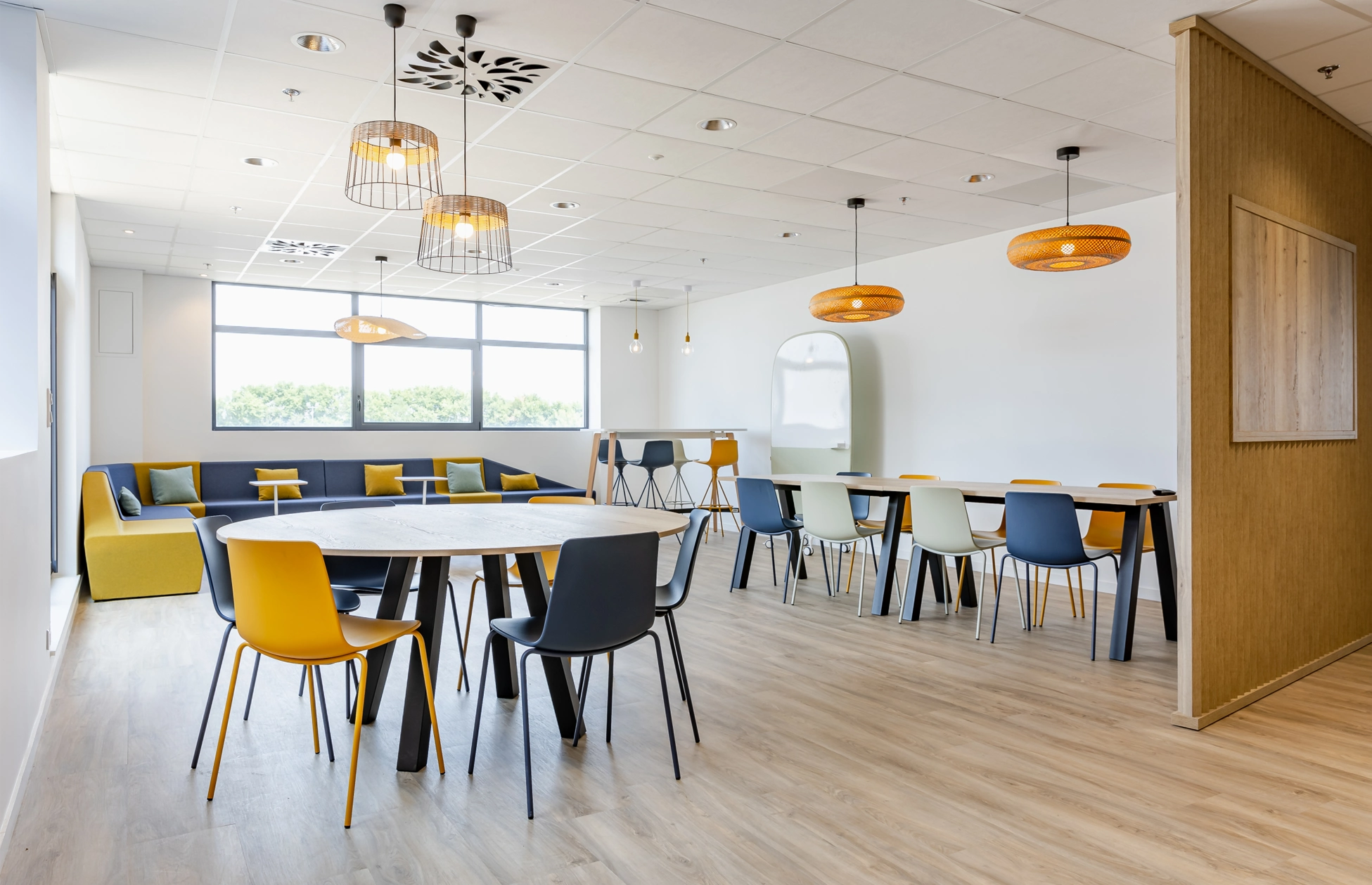 Salle de pause après travaux