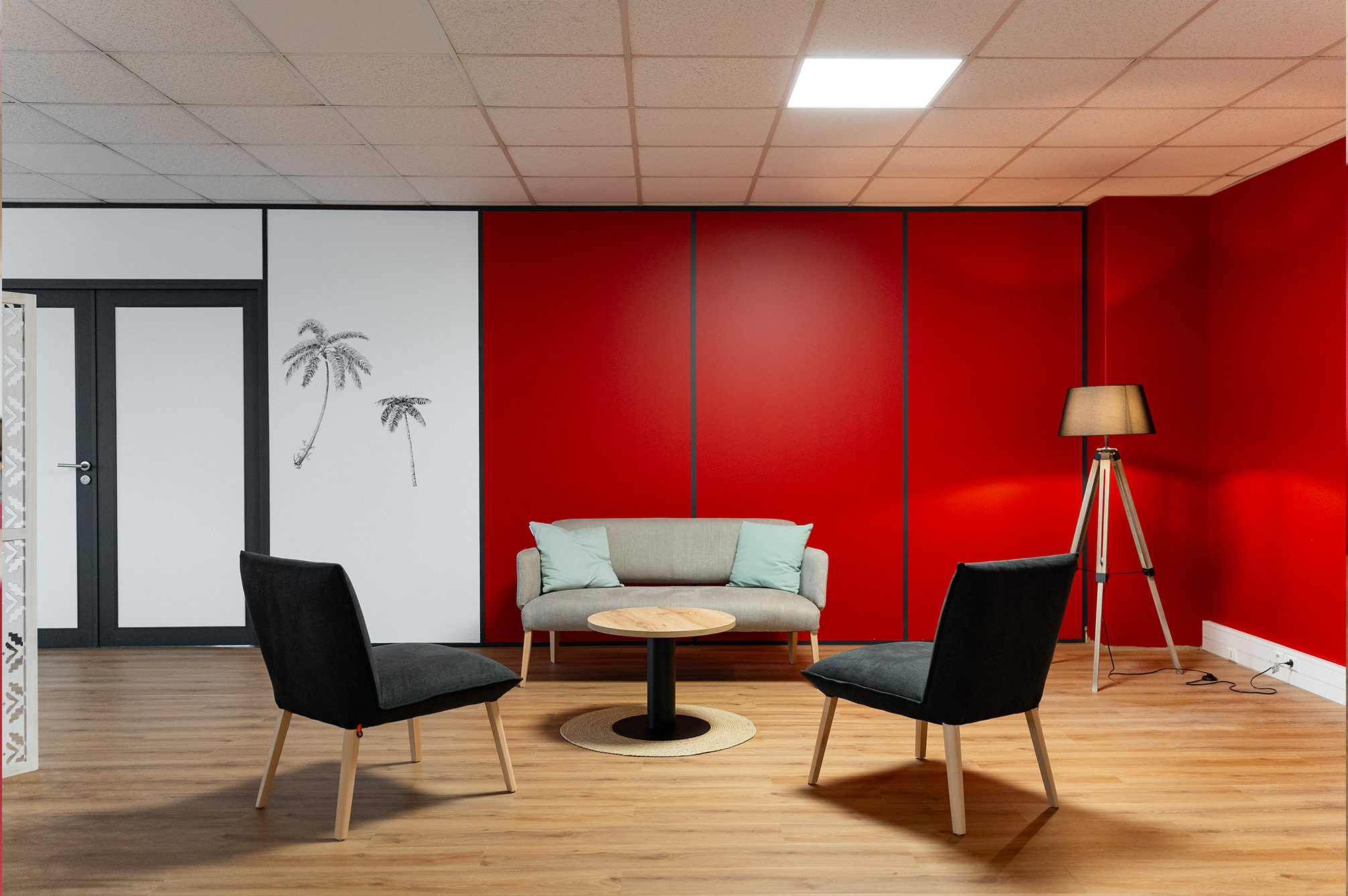 Chauffeuses et canapé groupe SF