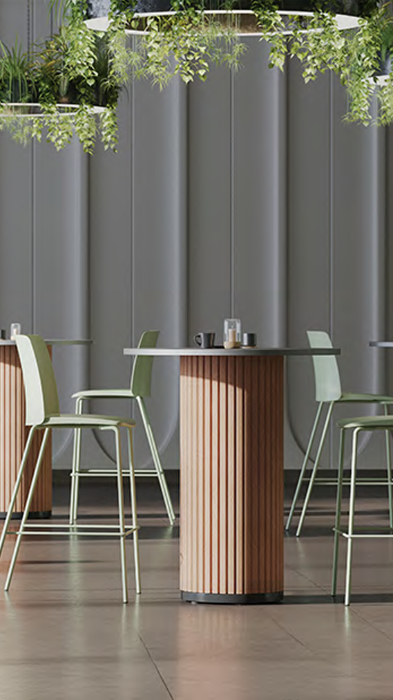 Tables rondes gamme Corinthe tendance mobilier 2026